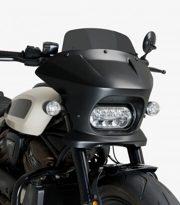 Semicarenado Puig Fury Touring Harley Davidson Sportster S RH1250S (21-24) Ahumado oscuro 21588F