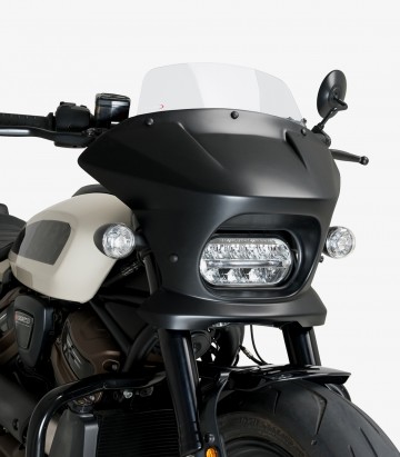 Harley Davidson Sportster S RH1250S (21-24) Puig Fury Touring Transparent Semi-fairing 21588W