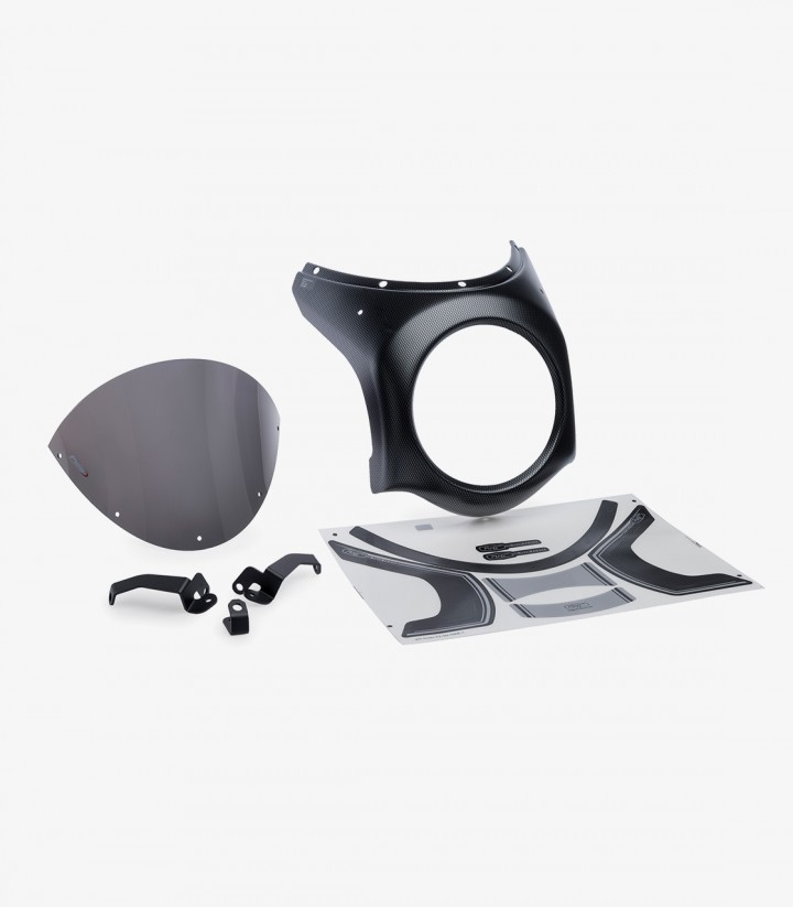 Honda CB650R Neo Sports Café (24-25) Puig Retro Dark smoked Semi-fairing 21962F