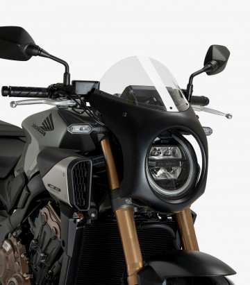 Honda CB650R Neo Sports Café (24-25) Puig Retro Transparent Semi-fairing 21961W