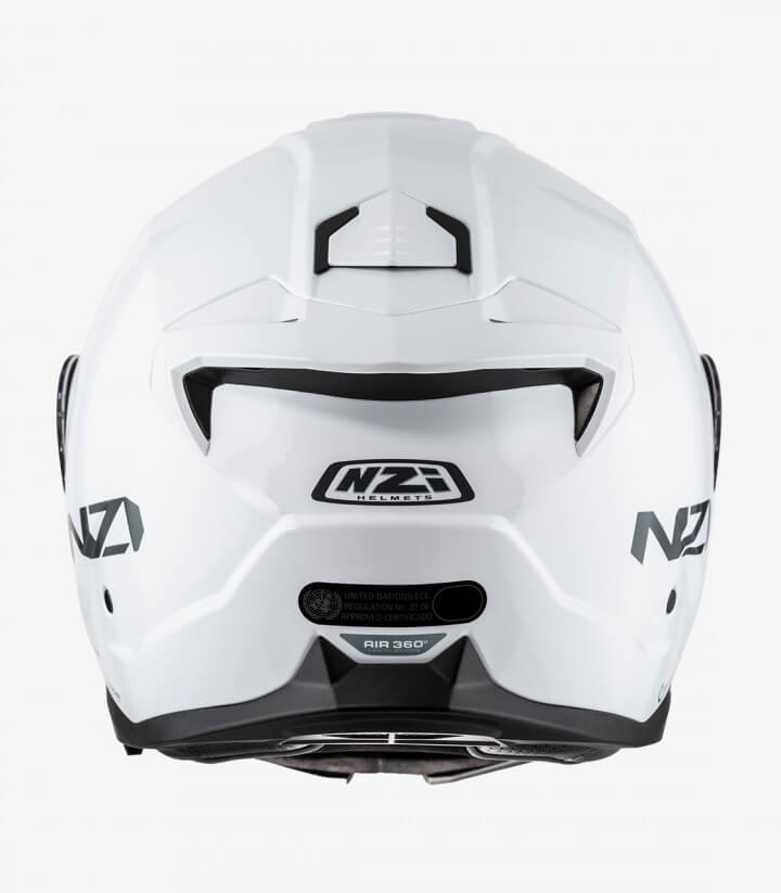 Casco NZI Combi 2 Duo Shock White Red - View #3