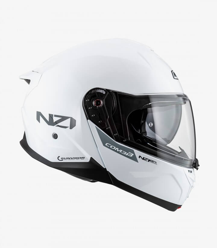 NZI Combi 3 Duo White Modular Helmet