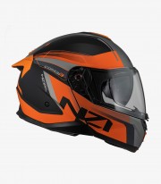 Casco Modular NZI Combi 3 Duo Daily Negro, Naranja y Antracita Mate