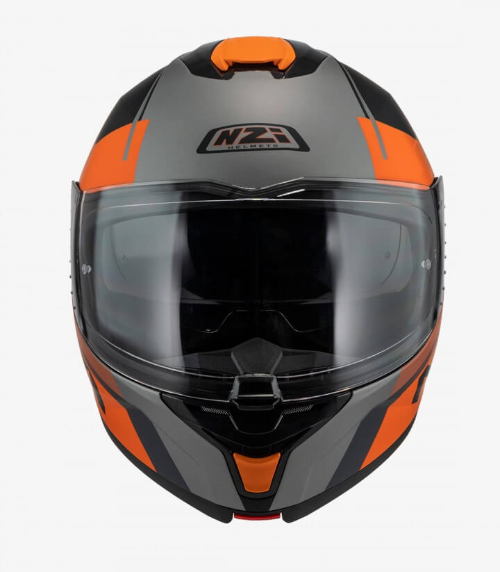 Casco Modular NZI Combi 3 Duo Daily Negro, Naranja y Antracita Mate