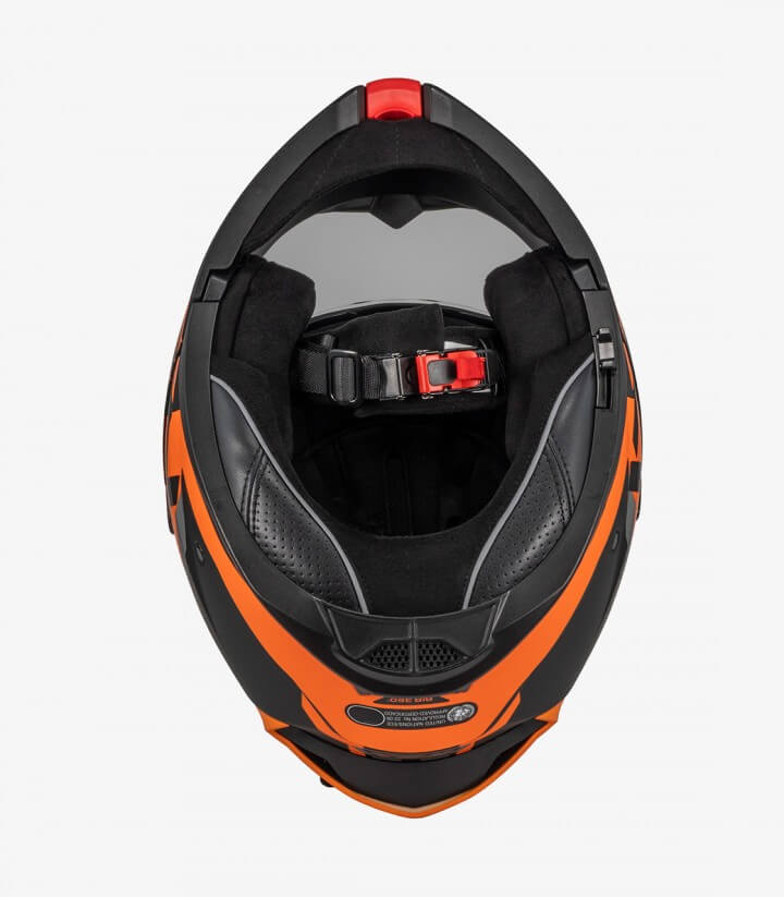 NZI Combi 3 Duo Daily Black, Orange and Anthracite Matt Modular Helmet