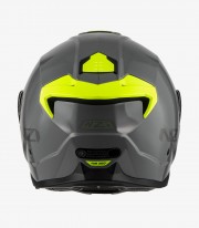 NZI Combi 3 Duo Solid Grey and Yellow Modular Helmet