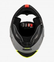 NZI Combi 3 Duo Solid Grey and Yellow Modular Helmet