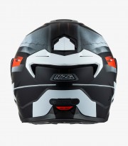NZI Combi 3 Duo Metric Black, Red and White Matt Modular Helmet