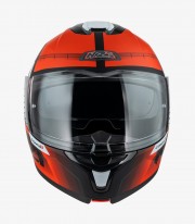 NZI Combi 3 Duo Metric Black, Red and White Matt Modular Helmet