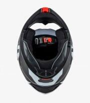NZI Combi 3 Duo Metric Black, Red and White Matt Modular Helmet