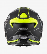 Casco Modular NZI Combi 3 Duo Orbe Negro, Antracita y Amarillo Mate
