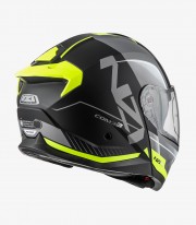 Casco Modular NZI Combi 3 Duo Orbe Negro, Antracita y Amarillo Mate