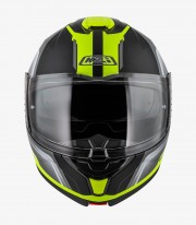 Casco Modular NZI Combi 3 Duo Orbe Negro, Antracita y Amarillo Mate