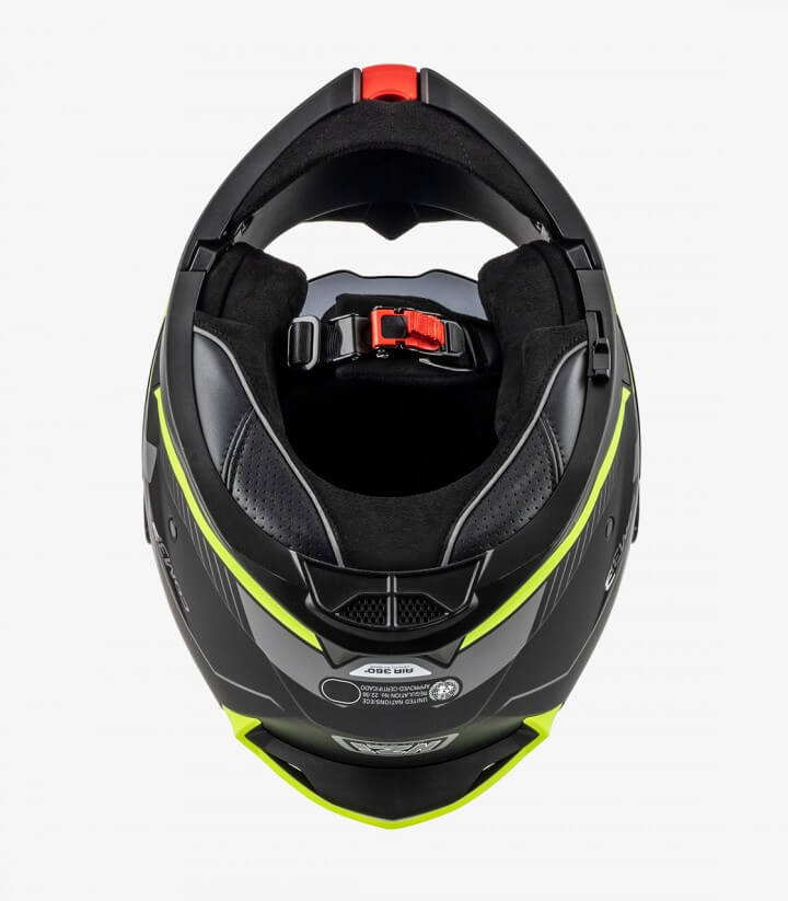 Klapphelm NZI Combi 3 Duo Orbe Schwarz, Anthrazit und Mattgelb