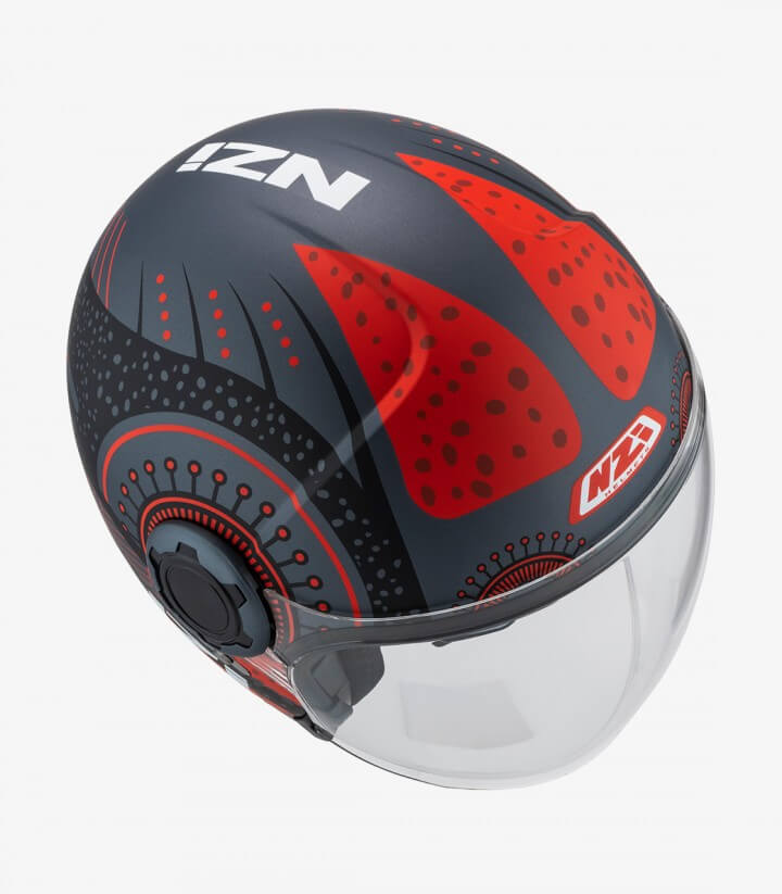 NZI Ringway 2 Duo Antera Anthracite and red matte Open Face Helmet