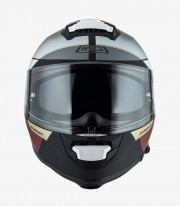 Casco Integral NZI Eurus 4 Stream Duo Vanguard Negro, arena y rojo