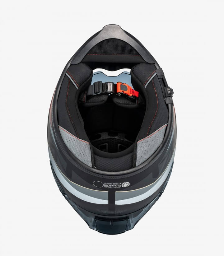 Casco Integral NZI Eurus 4 Stream Duo Vanguard Negro, arena y rojo