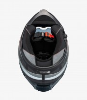 Casco Integral NZI Eurus 4 Stream Duo Vanguard Negro, arena y rojo