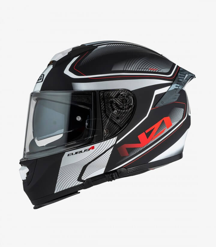 Integralhelm NZI Eurus 4 Stream Duo Charmant Schwarz und Weiß