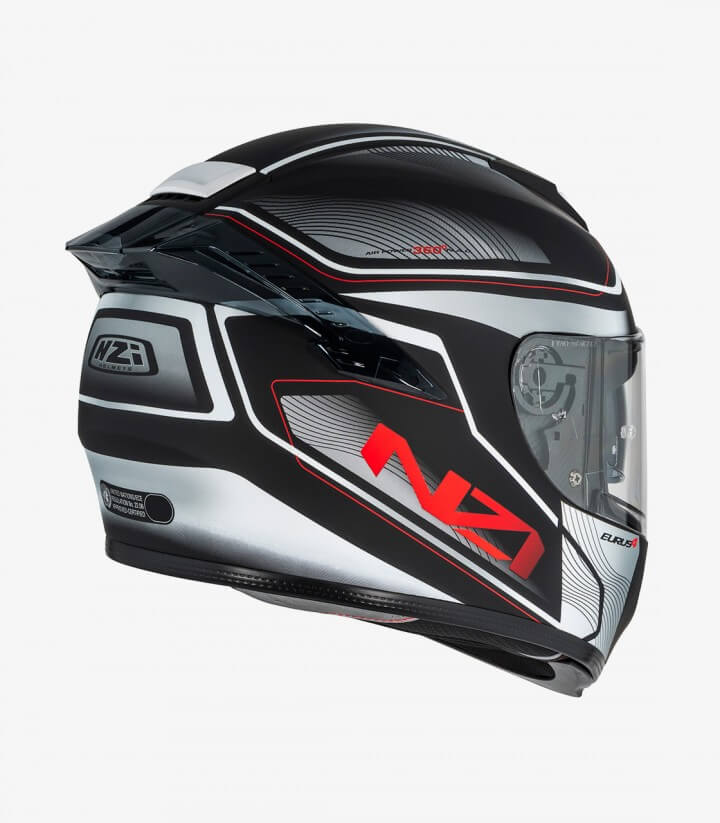 NZI Eurus 4 Stream Duo Charmant Black and white Full Face Helmet
