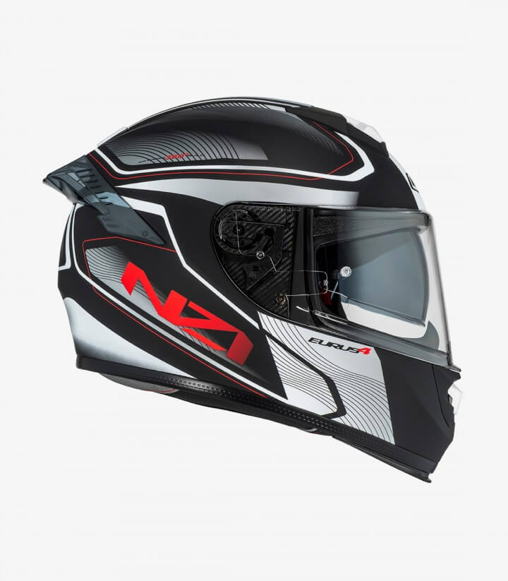 Integralhelm NZI Eurus 4 Stream Duo Charmant Schwarz und Weiß