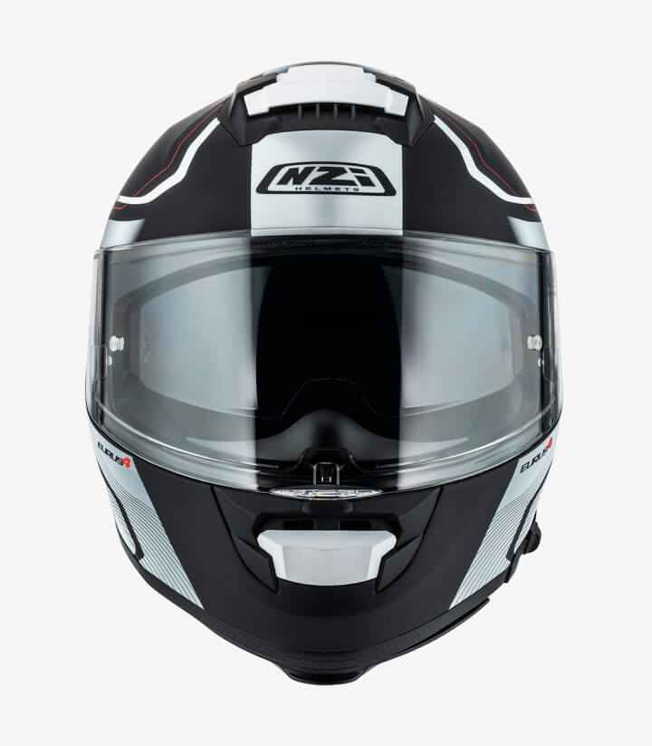 Casco Integral NZI Eurus 4 Stream Duo Charmant Negro y blanco