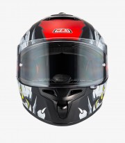 Casco Integral NZI Trendy 3 Stream Raptor Negro, gris y rojo + visor tintado