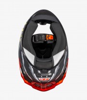 Casco Integral NZI Trendy 3 Stream Raptor Negro, gris y rojo + visor tintado