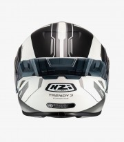 Casco Integral NZI Trendy 3 Stream Elegance Blanco y negro + visor tintado