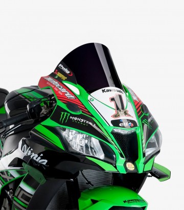 Windschild Puig R-Racer several Kawasaki models Schwarz 9849N