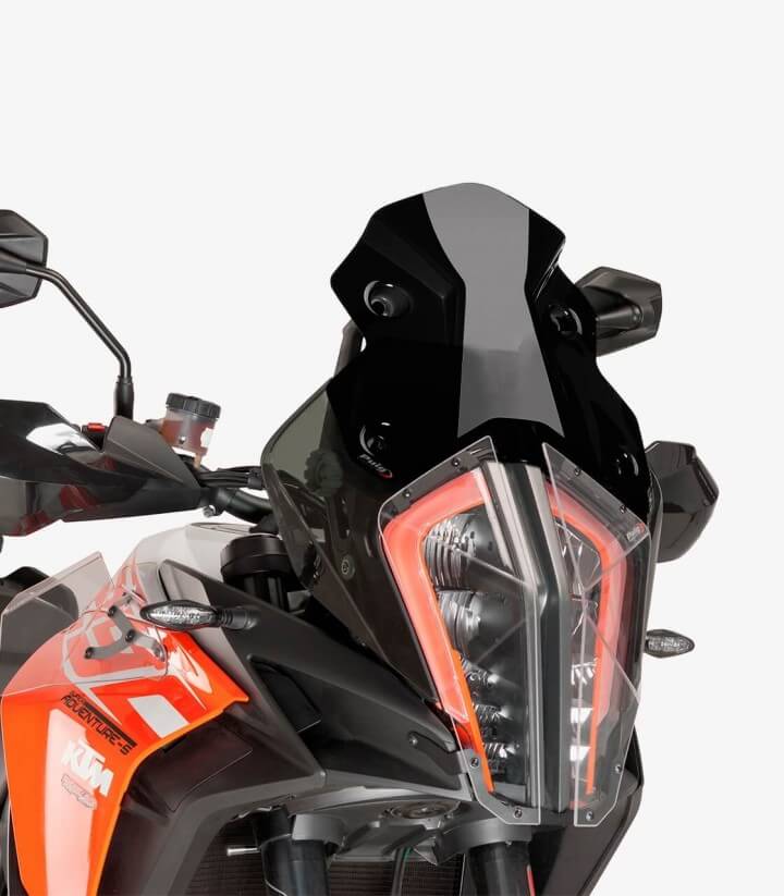 Windschild Puig Sport KTM 1290 Super Adventure R/S (17-20) Schwarz 9716N