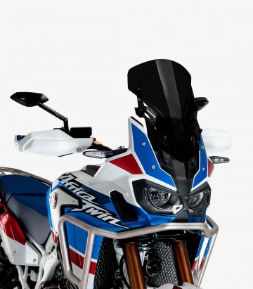 Honda CRF1000L Africa Twin Puig Racing with support Black Windshield 9155N