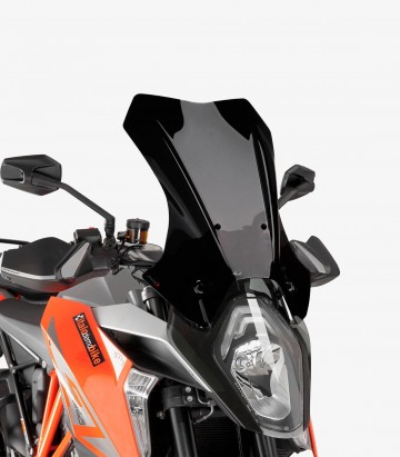 Windschild Puig Touring KTM 1290 Superduke GT (16-18) Schwarz 8913N