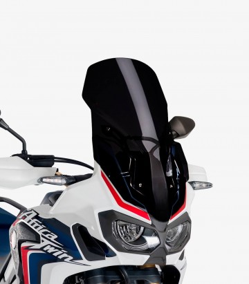 Windschild Puig Touring Honda CRF1000L Africa Twin (16-19) Schwarz 8905N