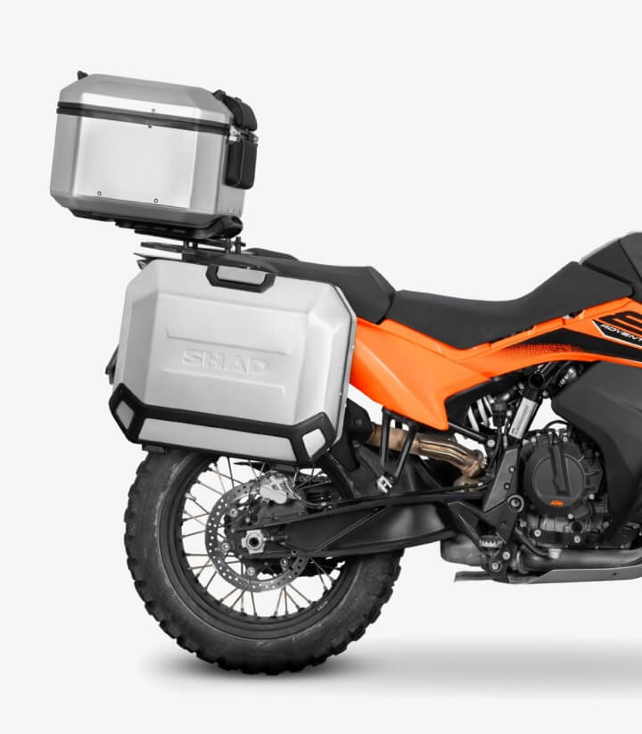 Soporte baúl SHAD K0DV13ST para Husqvarna Norden 901 (22-25), KTM 790/890/1050/1190/1290 Adv, 1290 SAdv, 890 SMT (24-25)