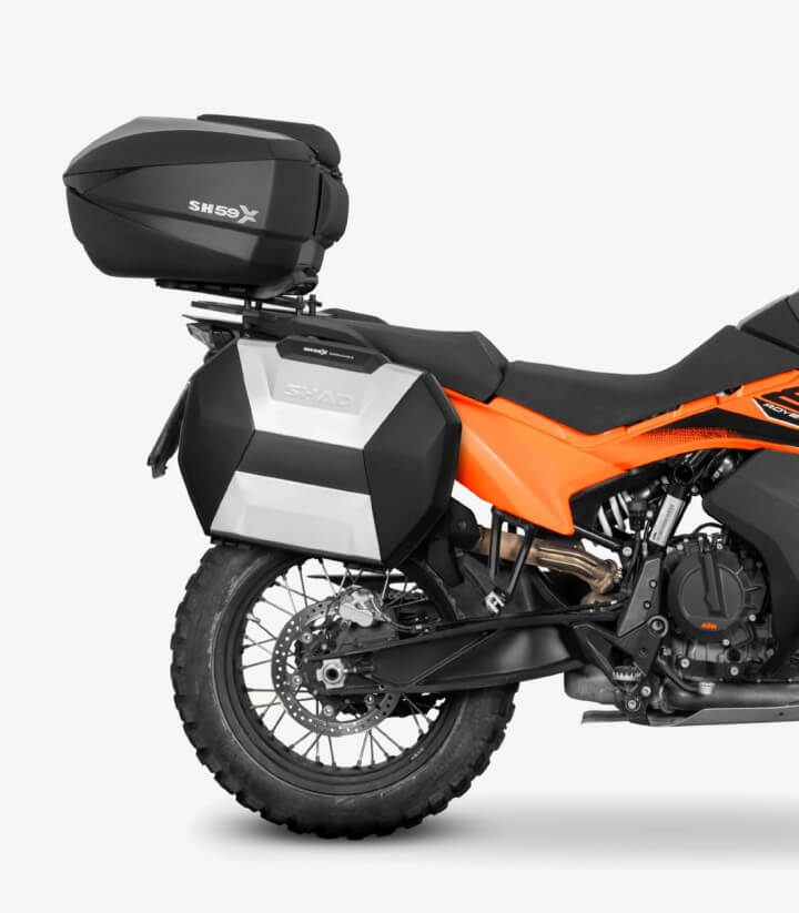 Soporte baúl SHAD K0DV13ST para Husqvarna Norden 901 (22-25), KTM 790/890/1050/1190/1290 Adv, 1290 SAdv, 890 SMT (24-25)