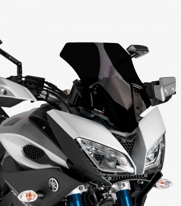 Yamaha MT-09 Tracer Puig Racing Black Windshield 7645N