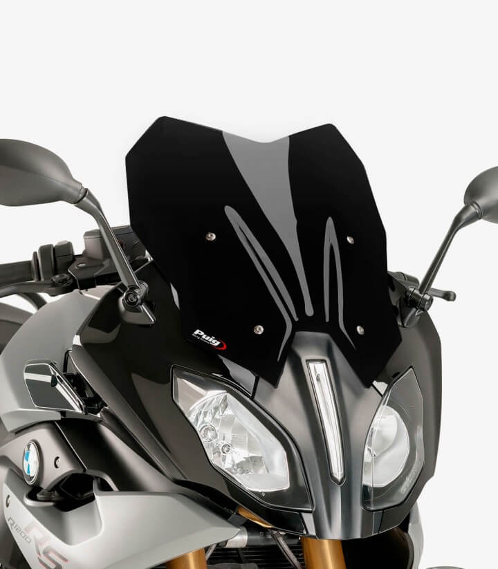 Windschild Puig Touring BMW R1200RS (15-18), R1250RS (19-26) Schwarz 7616N