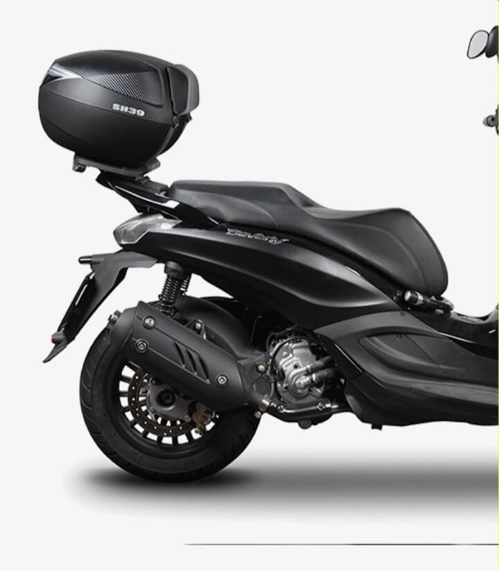 Rear top-case rack SHAD V0TR18ST Piaggio Beverly 125 (09-18), Beverly Tourer 125/250/300/400 (08-24)
