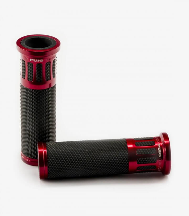 Puños de moto Racing Rojos de Puig