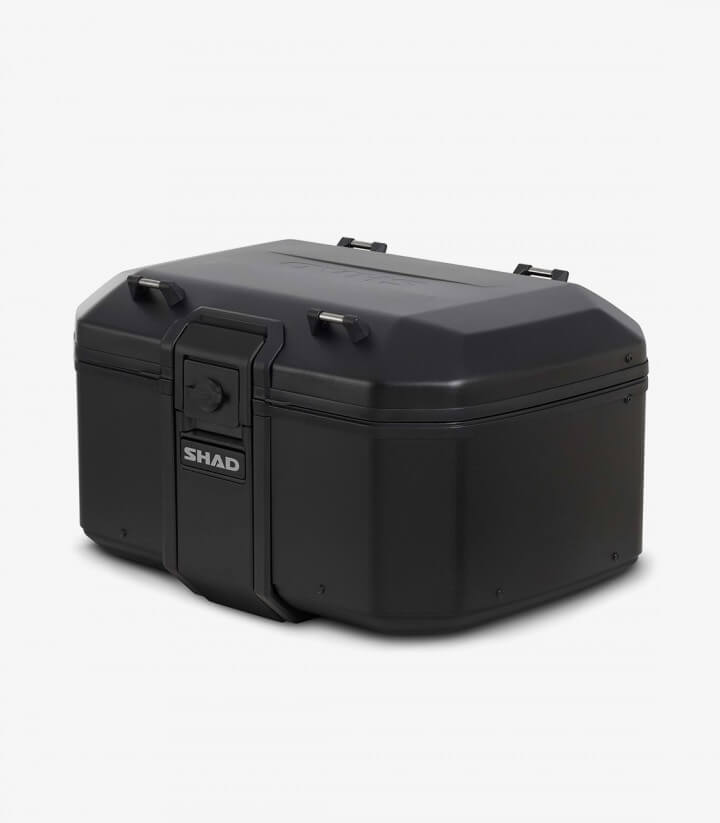 Maleta central SHAD TR55 Aluminio Pure Black Terra 55 Litros