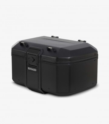 Maleta central SHAD TR55 Aluminio Pure Black Terra 55 Litros