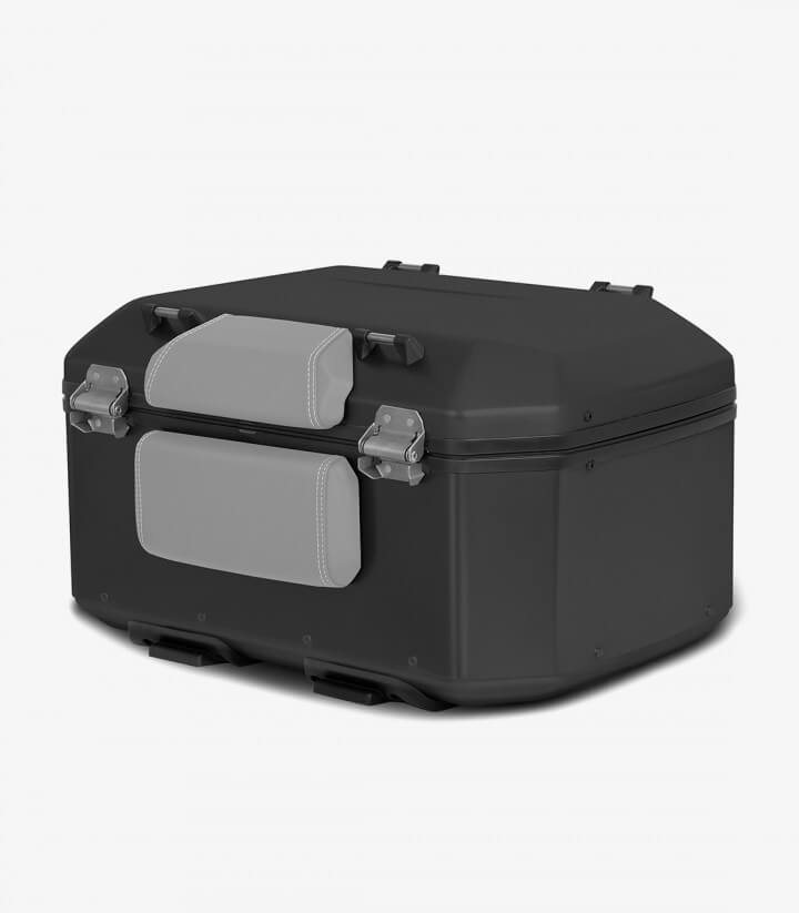 Maleta central SHAD TR55 Aluminio Pure Black Terra 55 Litros