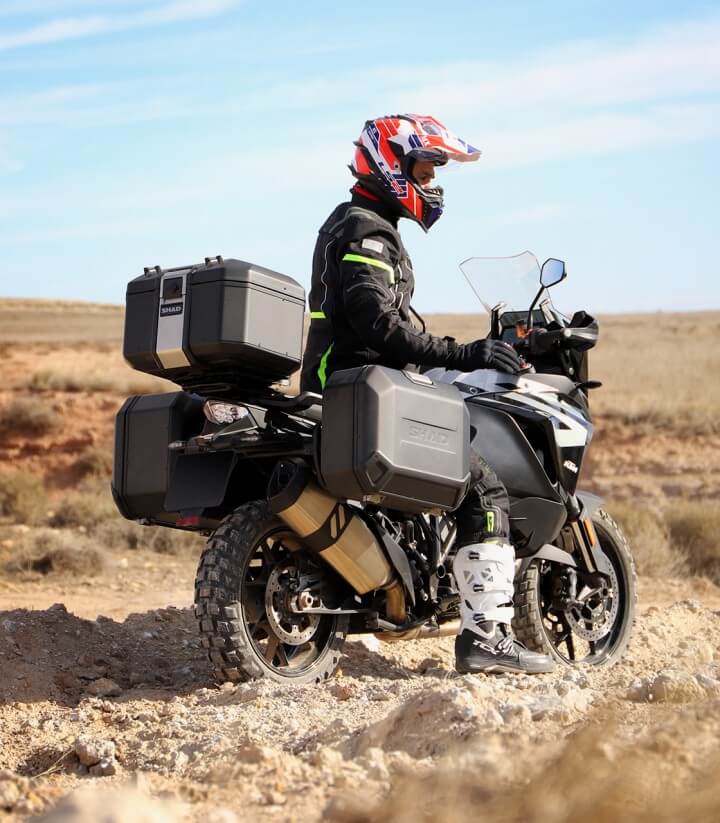 SHAD Topcase TR48 Aluminium Black Edition Terra 48 Liter