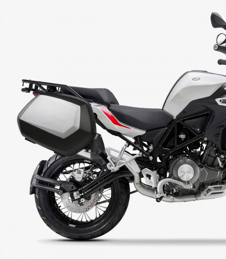 Soportes 3P maletas laterales SHAD B0TX58IF para Benelli TRK 502X (18-25), QJMOTOR SRT 700/X Trail (23-25)