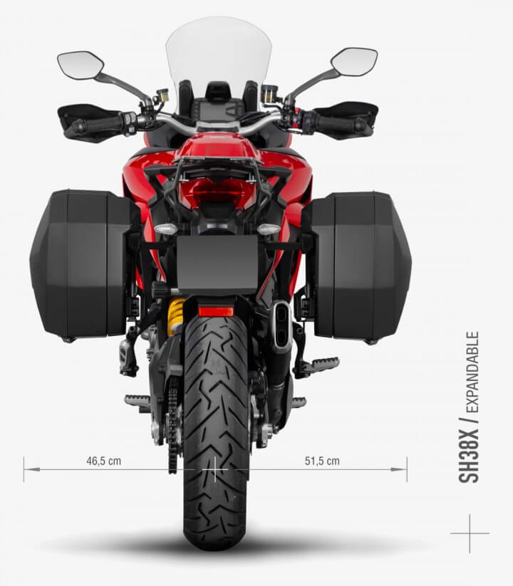 Soportes 3P maletas laterales SHAD D0ML98IF para Ducati Multistrada 1200/1260 / Enduro (16-24), Multistrada 950 / S (16-24), Mul