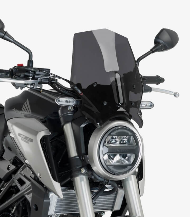 Cúpula Puig Naked New Generation Sport Honda CB125R Neo Sports Café Ahumado oscuro 9734F