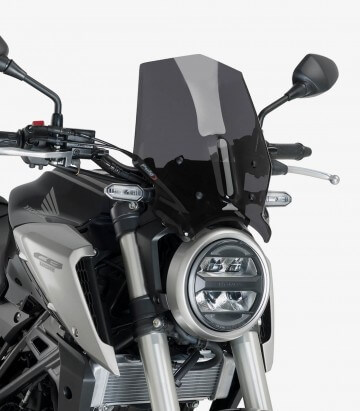 Windschild Puig New Generation Sport Honda CB125/300R Neo Sports Cafe (18-23) Dunkel getönt 9734F