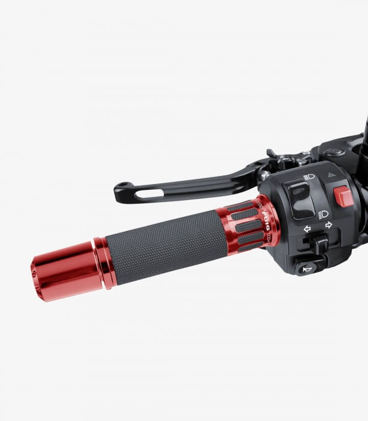 Red Racing motorcycle grips by Puig 5879R 47,80