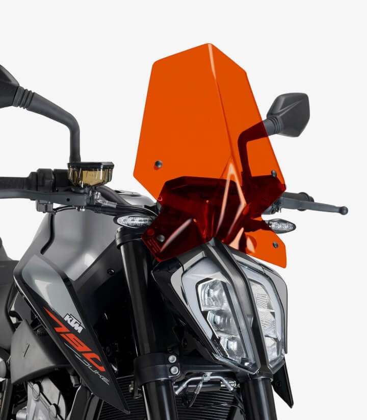 Cúpula Puig Naked New Generation Sport KTM 790 Duke Naranja 9668T